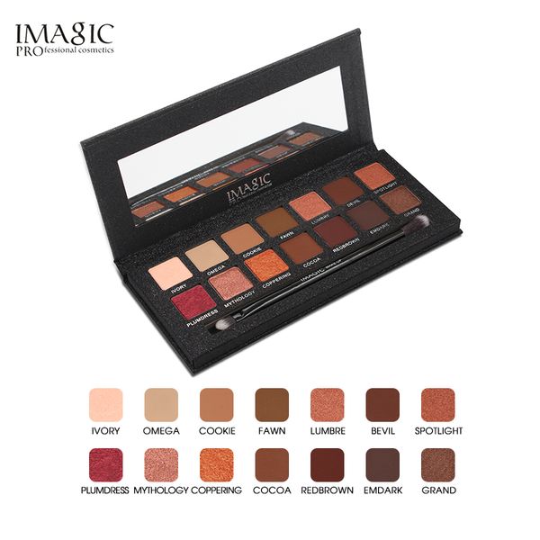 imagic selling eyeshadow palette 14 colors eyes shimmer matte eyeshadow makeup light eye shadow palette shades with brush
imagic selling eyeshadow palette 14 colors eyes shimmer matte eyeshadow makeup light eye shadow palette shades with brush