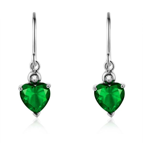 double-r 925 sterling silver emerald earrings with gemstone diamond drop heart earrings blue z red ruby for elegant women, Golden;silver
double-r 925 sterling silver emerald earrings with gemstone diamond drop heart earrings blue z red ruby for elegant women, Golden;silver