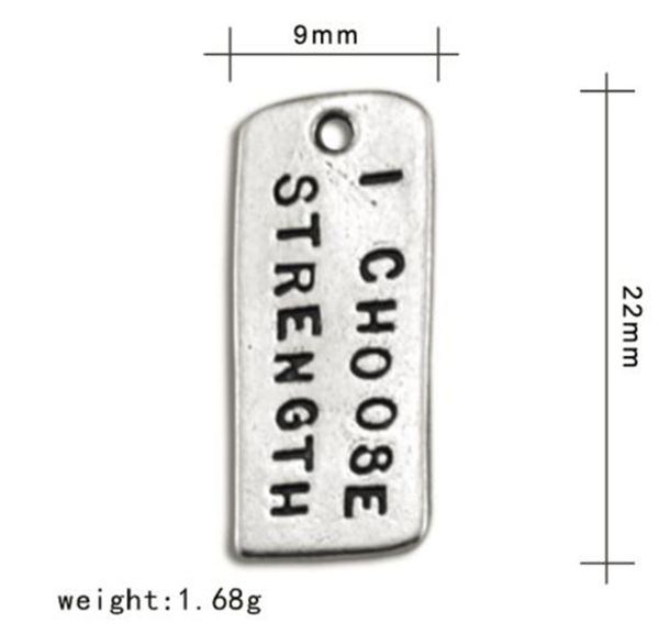 2021 tibetan silver plated alphabet i choose strength charms jewelry for making, Bronze;silver
2021 tibetan silver plated alphabet i choose strength charms jewelry for making, Bronze;silver