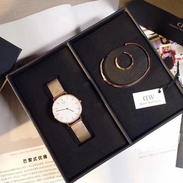 Daniel NATO Fashion Women Watch Casual Ladies Watches Top Brand Luxury Quartz Wristwatches Stainless Steel Bracelet, Ring Wristwatches
Daniel NATO Fashion Women Watch Casual Ladies Watches Top Brand Luxury Quartz Wristwatches Stainless Steel Bracelet, Ring Wristwatches