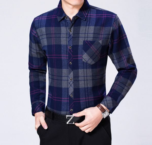 winter man plaid shirt thicken fleece men long sleeve blouse cotton blend mens slim fit business casual warm camisa man, White;black
winter man plaid shirt thicken fleece men long sleeve blouse cotton blend mens slim fit business casual warm camisa man, White;black