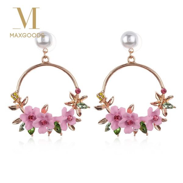 elegant korean rhinestone flower big round circle drop earrings charm pearl wedding party jewelry pendientes for women jewelry, Silver
elegant korean rhinestone flower big round circle drop earrings charm pearl wedding party jewelry pendientes for women jewelry, Silver