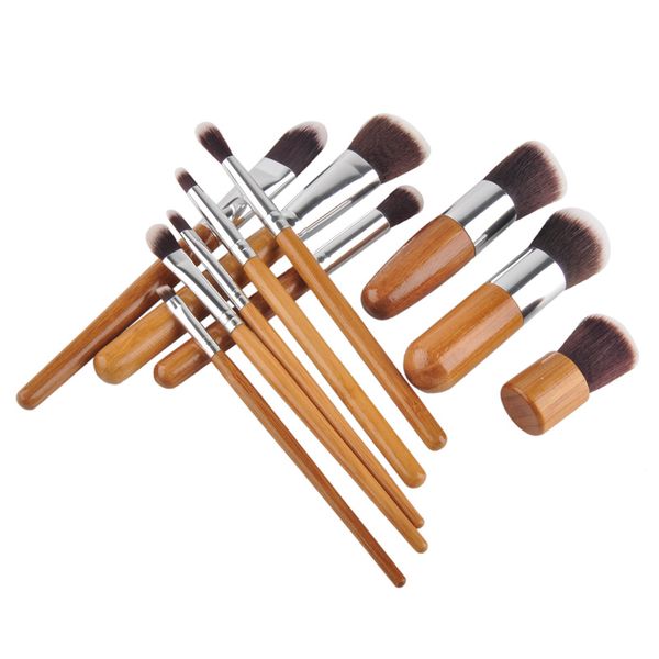dhl 11pcs/set makeup brushes cosmetics tools natural bamboo handle eyeshadow cosmetic makeup brush set blush soft brushes kit with bag
dhl 11pcs/set makeup brushes cosmetics tools natural bamboo handle eyeshadow cosmetic makeup brush set blush soft brushes kit with bag