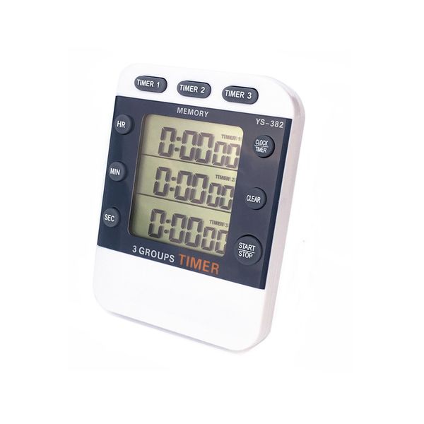 3 Channels Electronic Timers Laboratory Reminder Countdown Timer Digital Stopwatch Multi Functional Timer Interval Timer Stopwatch
3 Channels Electronic Timers Laboratory Reminder Countdown Timer Digital Stopwatch Multi Functional Timer Interval Timer Stopwatch