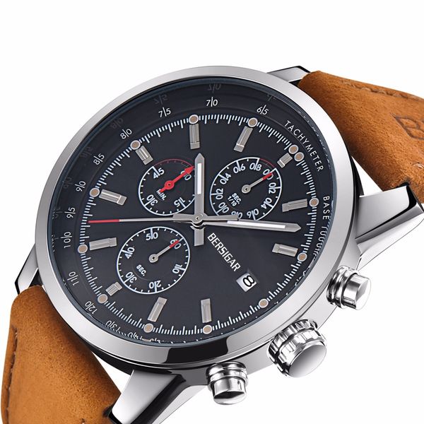 BENYAR New Chronograph Quartz Wristwatch for Men Watches 2018 Casual Sport Watch Leather Waterproof Mens Clock horloges
BENYAR New Chronograph Quartz Wristwatch for Men Watches 2018 Casual Sport Watch Leather Waterproof Mens Clock horloges