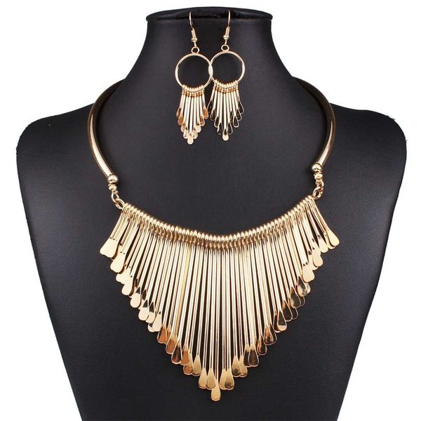 tassel jewelry sets water drop multi earrings necklaces luxury fashionable women jewelry two colors golden silver ing
tassel jewelry sets water drop multi earrings necklaces luxury fashionable women jewelry two colors golden silver ing