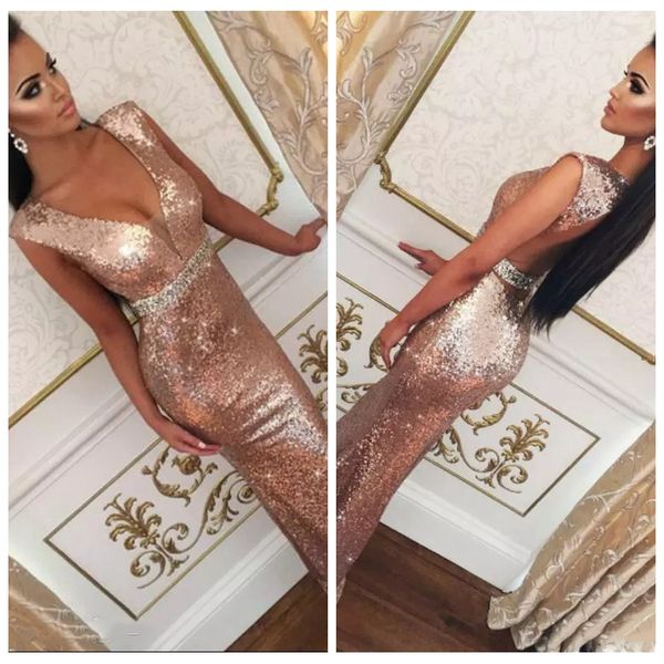 2019 deep v-neck bling bling sequins prom dresses mermaid custom online formal vestido de festa rose gold evening party gowns backles, Black
2019 deep v-neck bling bling sequins prom dresses mermaid custom online formal vestido de festa rose gold evening party gowns backles, Black