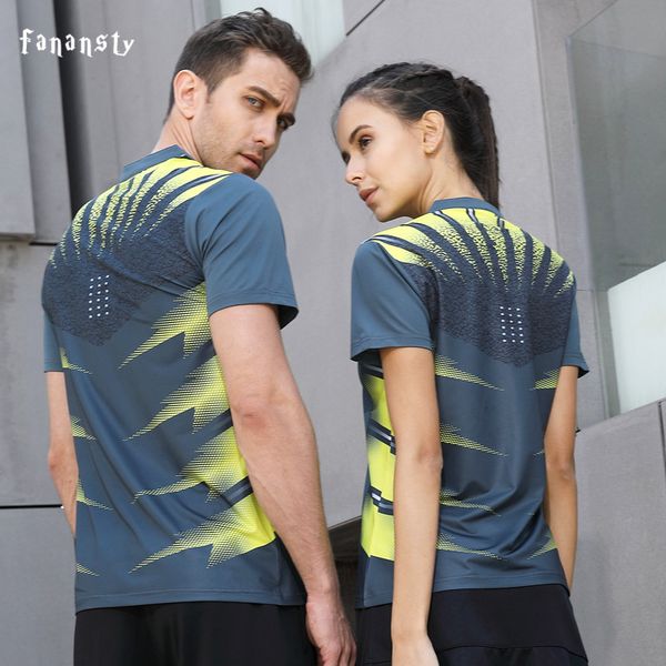 running sport summer outdoor quick dry breathable badminton shirt women men joggers table tennis training team game t-shirts, Black;blue
running sport summer outdoor quick dry breathable badminton shirt women men joggers table tennis training team game t-shirts, Black;blue