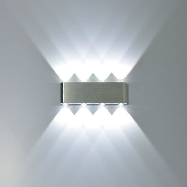 8w modern rectangle led wall sconces light fixture aluminum high power 8 led up down wall lamp spot light stair light 2pcs
8w modern rectangle led wall sconces light fixture aluminum high power 8 led up down wall lamp spot light stair light 2pcs