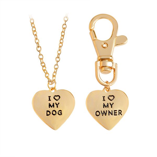 new 2pcs/set friends friendship love heart necklaces key chains owner dog letter pendant jewelry key rings, Silver
new 2pcs/set friends friendship love heart necklaces key chains owner dog letter pendant jewelry key rings, Silver