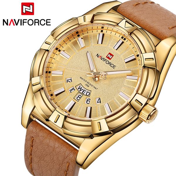 2018 naviforce watches men quartz casual sport watch luxury date waterproof male men's wristwatch man clock relogio masculino, Slivery;brown
2018 naviforce watches men quartz casual sport watch luxury date waterproof male men's wristwatch man clock relogio masculino, Slivery;brown