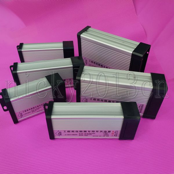 full power dc 12v power supply adapter transformer switching rainproof outdoor 60w 100w 150w 200w 300w 400w alloy case ac187-262v input
full power dc 12v power supply adapter transformer switching rainproof outdoor 60w 100w 150w 200w 300w 400w alloy case ac187-262v input