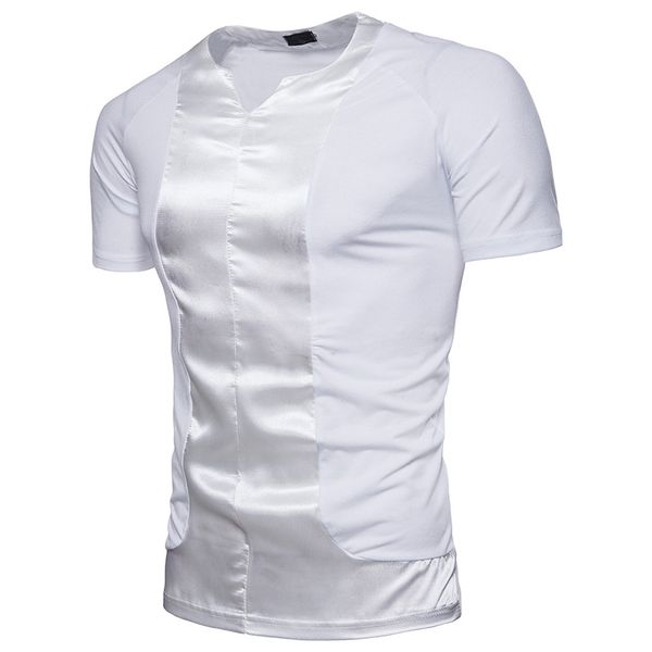 men's t-shirt african style fashion v sub - collar features a simple men's short - sleeve t-shirt, White;black
men's t-shirt african style fashion v sub - collar features a simple men's short - sleeve t-shirt, White;black