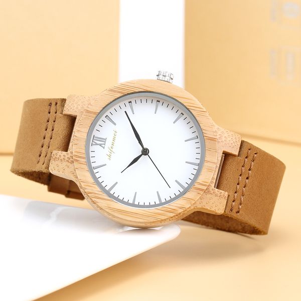 men's women's bracelet watch analog wristwatch luxury quartz movement wood watch band quartz lovers, Slivery;brown
men's women's bracelet watch analog wristwatch luxury quartz movement wood watch band quartz lovers, Slivery;brown