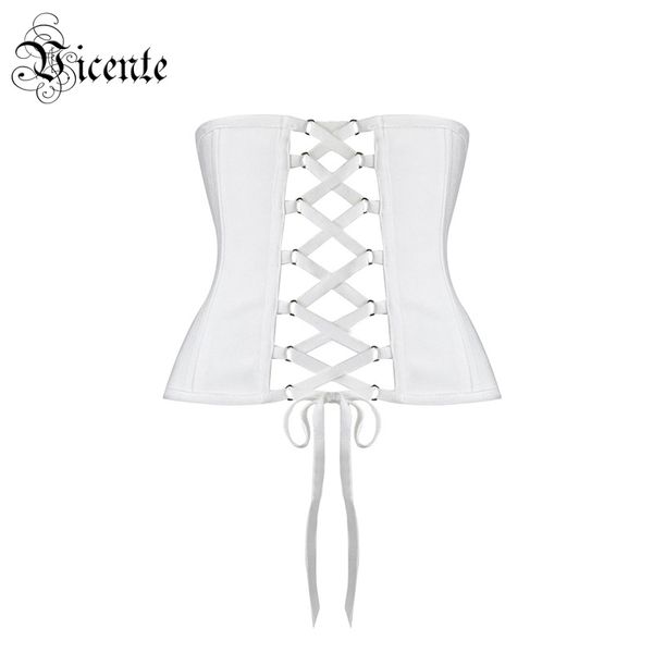 2018 new fashion hollow cross criss lace up wholesale bandage corset, Black;white
2018 new fashion hollow cross criss lace up wholesale bandage corset, Black;white