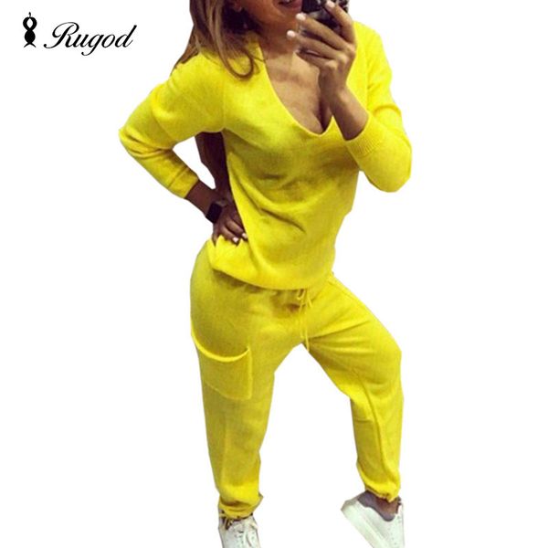 casual tracksuit women two pieces set knitted pullover sweaters deep v-neck long sleeve sweatshirt + pants women's sets drop shipping, Gray
casual tracksuit women two pieces set knitted pullover sweaters deep v-neck long sleeve sweatshirt + pants women's sets drop shipping, Gray