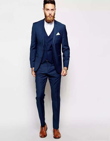 custom dark blue groom tuxedos groomsmen slim fit man suit wedding men's suits 2018 bridegroom groom wear (jacket+vest+pants, Black;gray
custom dark blue groom tuxedos groomsmen slim fit man suit wedding men's suits 2018 bridegroom groom wear (jacket+vest+pants, Black;gray