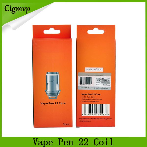 VAPE PEN 22 замена катушки 0.25 0.3 ohm для VAPE PEN 22 комплект с DHL 0266128
VAPE PEN 22 замена катушки 0.25 0.3 ohm для VAPE PEN 22 комплект с DHL 0266128