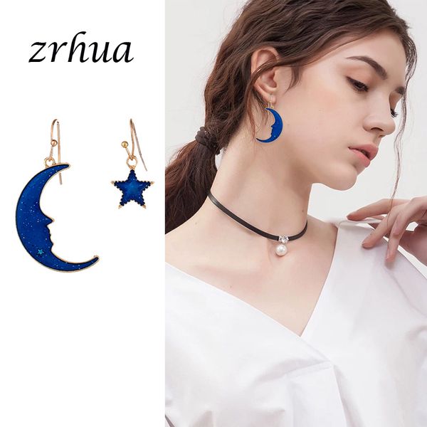 zrhua новый синий мода серьги луна звезда асимметричные серьги для женщин девушка уха аксессуары луна звезда длинные кисточкой падение, Silver
zrhua новый синий мода серьги луна звезда асимметричные серьги для женщин девушка уха аксессуары луна звезда длинные кисточкой падение, Silver