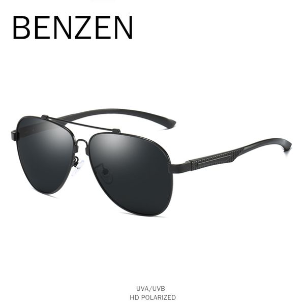 benzen classic aviation sunglasses men hd polarized male sun glasses driving glasses shades eyeglasses gold 9337, White;black
benzen classic aviation sunglasses men hd polarized male sun glasses driving glasses shades eyeglasses gold 9337, White;black