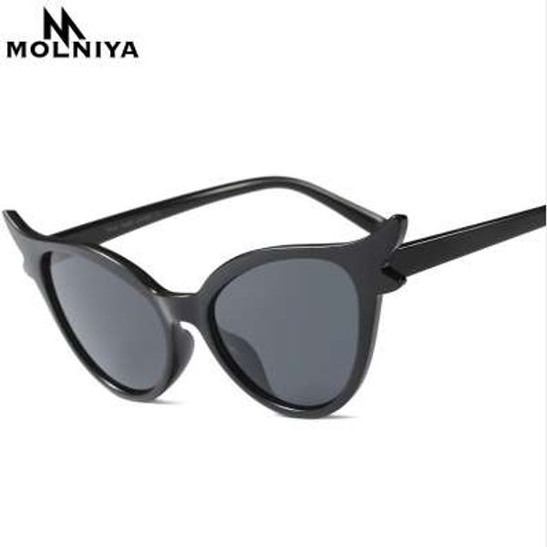 molniya 2018 new cat eye sunglasses women brand designer sun glasses gradient color lens triangle glasses uv400, White;black
molniya 2018 new cat eye sunglasses women brand designer sun glasses gradient color lens triangle glasses uv400, White;black