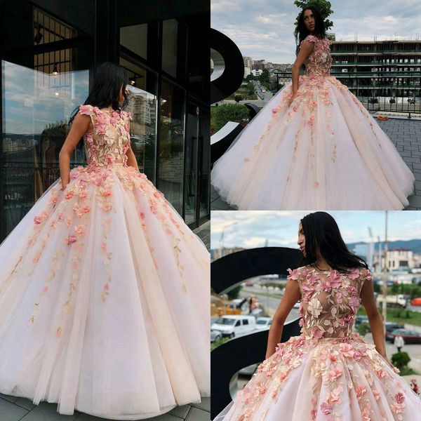 charming prom dresses with 3d floral appliques jewel neck ball gown quinceanera qresses with petticoat floor length evening gowns, Black
charming prom dresses with 3d floral appliques jewel neck ball gown quinceanera qresses with petticoat floor length evening gowns, Black