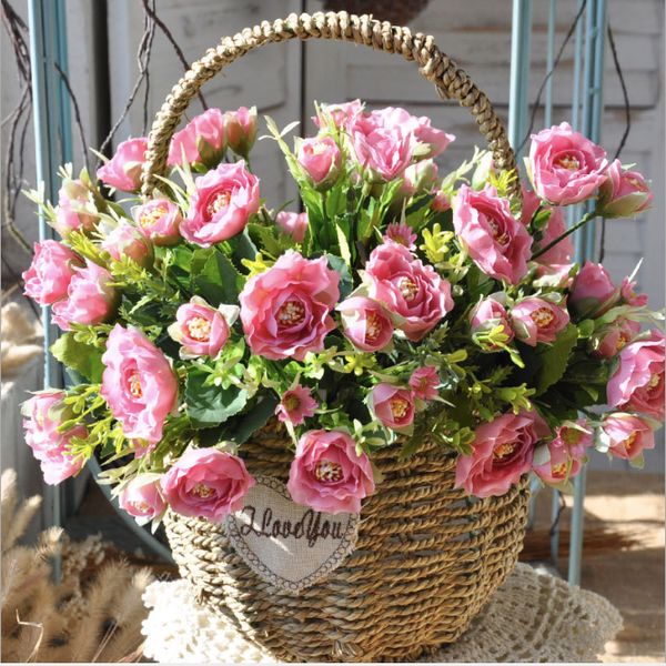 10pcs/lot artificial fake pink rose blossom simulation pe silk flowers bouquet home dec party wedding decor gift
10pcs/lot artificial fake pink rose blossom simulation pe silk flowers bouquet home dec party wedding decor gift