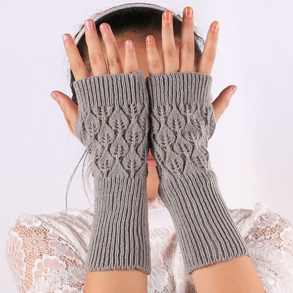 aprmhisy autumn winter new warm knitted fingeless gloves casual soft women female solid half finger glove mittens, Blue;gray
aprmhisy autumn winter new warm knitted fingeless gloves casual soft women female solid half finger glove mittens, Blue;gray