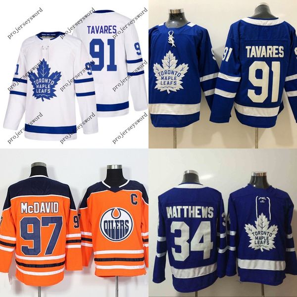 Mens 91 JohnTavares 97 Connor McDavid 34 Auston Matthews Edmonton Oilers Toronto Maple Leafs New Team Ice Hockey Jersey ALL Stitched
Mens 91 JohnTavares 97 Connor McDavid 34 Auston Matthews Edmonton Oilers Toronto Maple Leafs New Team Ice Hockey Jersey ALL Stitched