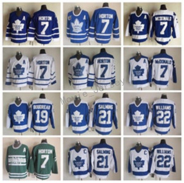Toronto Maple Leafs Jerseys Men Vintage Hockey 22 tiger Williams 21 Borje Salming 19 Bruce Boudreau 7 Tim Horton 7 Lanny McDonald
Toronto Maple Leafs Jerseys Men Vintage Hockey 22 tiger Williams 21 Borje Salming 19 Bruce Boudreau 7 Tim Horton 7 Lanny McDonald
