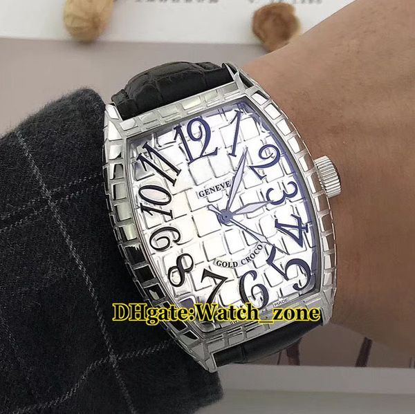 new gold croco black croco 8880 3d cracking white dial asian 2813 automatic mens watch leather strap wristwatches, Slivery;brown
new gold croco black croco 8880 3d cracking white dial asian 2813 automatic mens watch leather strap wristwatches, Slivery;brown