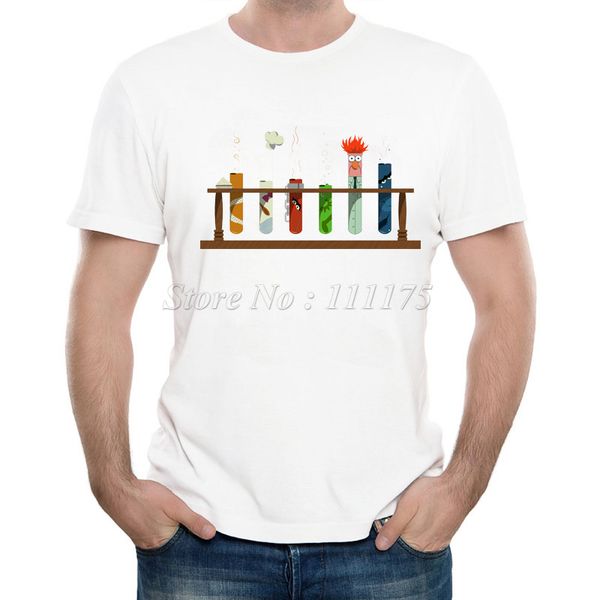 2018 men's new fashion muppet science printed t-shirt summer cool design soft short sleeve tee, White;black
2018 men's new fashion muppet science printed t-shirt summer cool design soft short sleeve tee, White;black