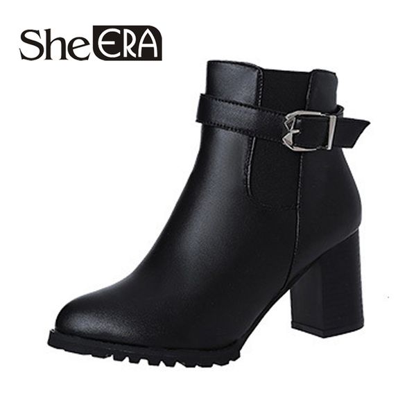 she era women boots 2018 new fashion winter warm botas mujer shoes for women pu solid short plush female boots sapato feminino, Black
she era women boots 2018 new fashion winter warm botas mujer shoes for women pu solid short plush female boots sapato feminino, Black