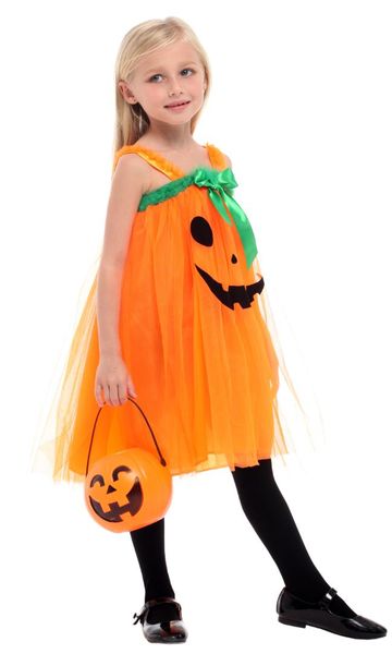 children's halloween girls pumpkin performance suit high-grade pumpkin set cosplay suit purim party dress, Black;red
children's halloween girls pumpkin performance suit high-grade pumpkin set cosplay suit purim party dress, Black;red