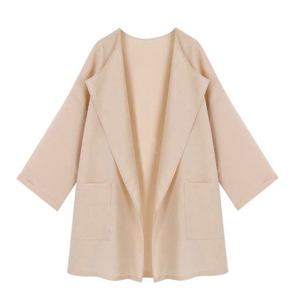 new loose designer women spring trench coat 2018 casual full sleeve european windbreaker long solid autum streetwear, Tan;black
new loose designer women spring trench coat 2018 casual full sleeve european windbreaker long solid autum streetwear, Tan;black