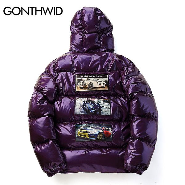 gonthwid men winter warm hooded parkas 2018 hip hop glossy patchwork cotton padded thick jackets coats fashion streetwear parkas, Black
gonthwid men winter warm hooded parkas 2018 hip hop glossy patchwork cotton padded thick jackets coats fashion streetwear parkas, Black