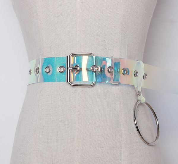 transparent belt personality cut laser intrigue belt fluorescence pin buckle eyelet buckle pvc, Black;brown
transparent belt personality cut laser intrigue belt fluorescence pin buckle eyelet buckle pvc, Black;brown
