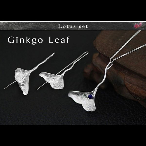 lotus fun real 925 sterling silver natural lapis handmade fine jewelry ginkgo leaf jewelry set with earring pendant necklace, Black
lotus fun real 925 sterling silver natural lapis handmade fine jewelry ginkgo leaf jewelry set with earring pendant necklace, Black