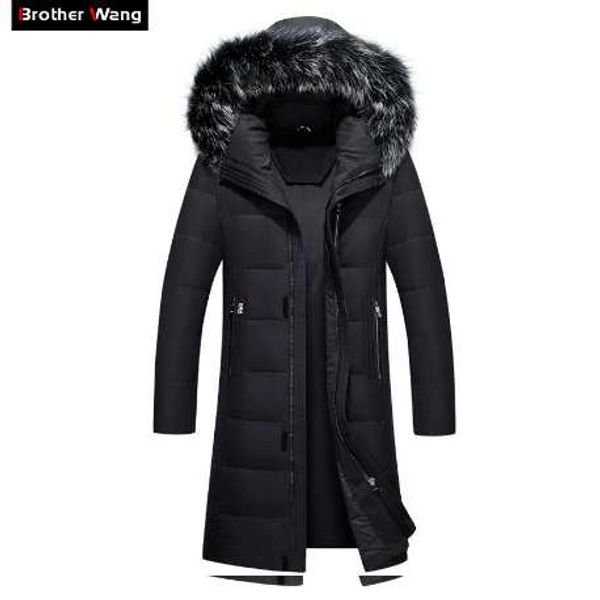 brother wang brand 2018 winter new men's long down jacket fashion knee warm white duck down coat male plus size 4xl 5xl 6xl, Black;brown
brother wang brand 2018 winter new men's long down jacket fashion knee warm white duck down coat male plus size 4xl 5xl 6xl, Black;brown