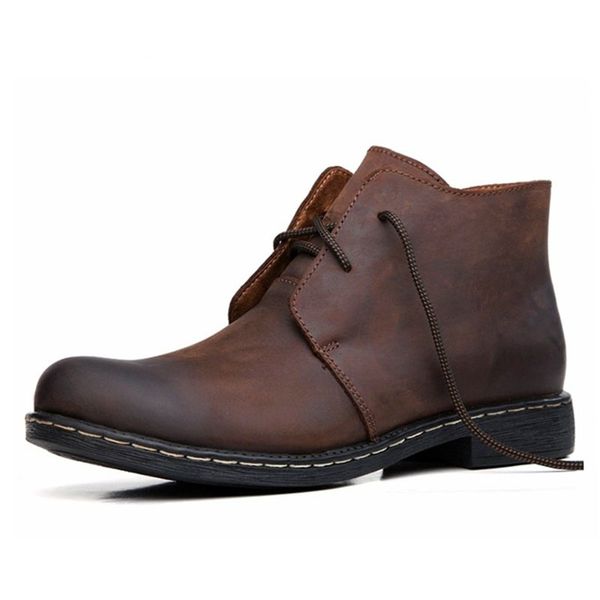 men's leisure boots leather new winter fur warm ankle boot botas men casual cow leather shoes brown big size 38-47, Black
men's leisure boots leather new winter fur warm ankle boot botas men casual cow leather shoes brown big size 38-47, Black