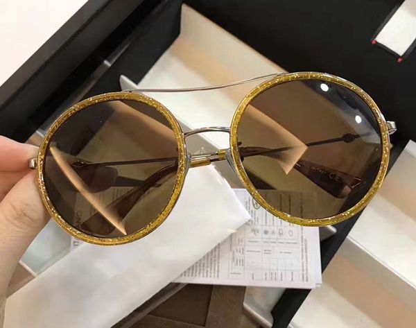luxury womens 0061s round sunglasses 0061 yellow glitter frame /brown gradient lens 56mm fashion sunglasses super quality new, White;black
luxury womens 0061s round sunglasses 0061 yellow glitter frame /brown gradient lens 56mm fashion sunglasses super quality new, White;black