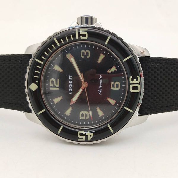 corgeut automatic diver watch super luminous miyota metal mechanical fabric watches black dial brand sale w2, Slivery;brown
corgeut automatic diver watch super luminous miyota metal mechanical fabric watches black dial brand sale w2, Slivery;brown
