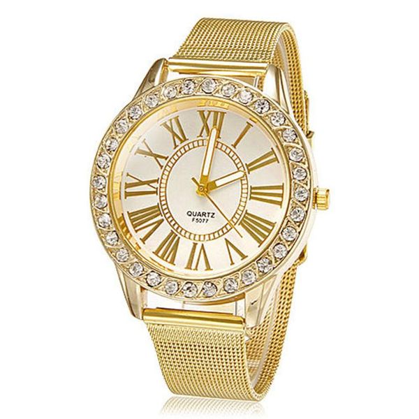 new arrival 2016 luxury gold men women stainless steel band crystal wrist watches quartz bracelet watch z509 5down, Slivery;brown
new arrival 2016 luxury gold men women stainless steel band crystal wrist watches quartz bracelet watch z509 5down, Slivery;brown