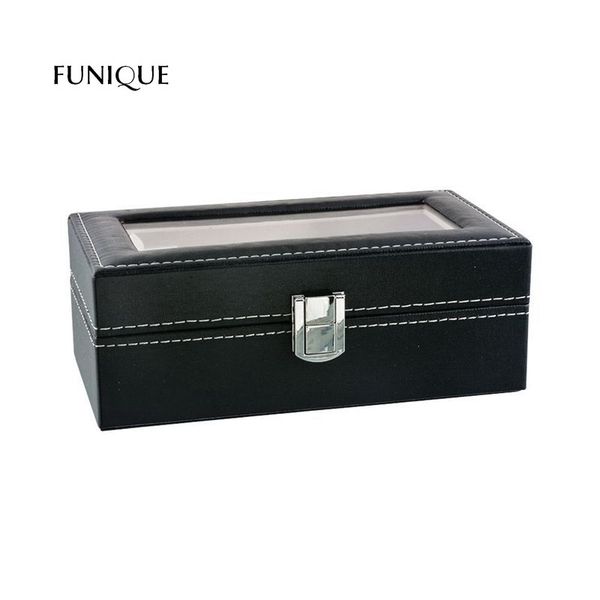 funique black high-grade pu leather case elasticity clamshell watch box storage boxes christmas birthday gifts holder couple
funique black high-grade pu leather case elasticity clamshell watch box storage boxes christmas birthday gifts holder couple