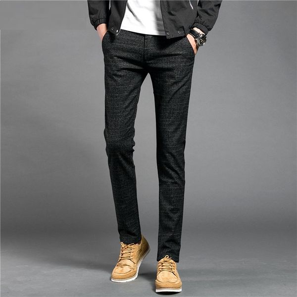 2018 new business casual pants for men slim tall tall man quality pants for men, Black
2018 new business casual pants for men slim tall tall man quality pants for men, Black
