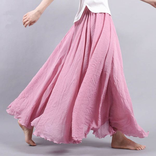 wholesale- 14 colors summer long skirt womens 2017 bohemian brand circel cotton maxi falda elastic waist a-linen beach ankle-length skirt, Black
wholesale- 14 colors summer long skirt womens 2017 bohemian brand circel cotton maxi falda elastic waist a-linen beach ankle-length skirt, Black