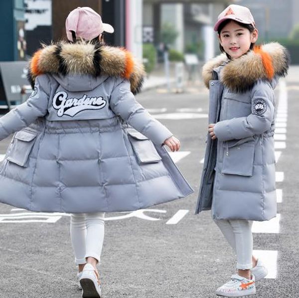 2018 winter children long jacket girl winter coat kids warm thick fur collar hooded long down coats for teenage 5y-12y, Blue;gray
2018 winter children long jacket girl winter coat kids warm thick fur collar hooded long down coats for teenage 5y-12y, Blue;gray