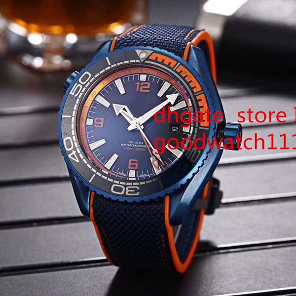 45mm men's product quality four-pin mechanical watch. with bright pearl movement. ceramic ring mouth. imported rubber bracelet clas, Slivery;brown
45mm men's product quality four-pin mechanical watch. with bright pearl movement. ceramic ring mouth. imported rubber bracelet clas, Slivery;brown