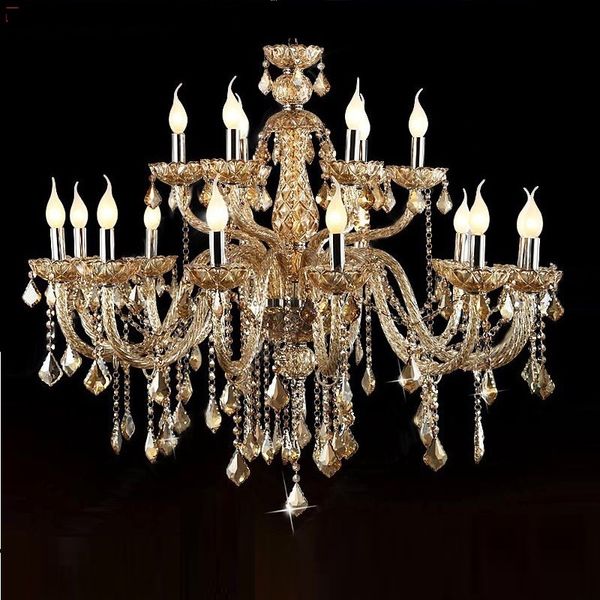 Crystal Chandelier For Living Room Lustres De Cristal Decoration Tiffany Pendants And Chandeliers Home Lighting Indoor Lamp