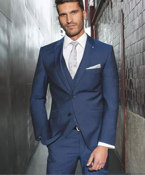 custom made navy blue men suits wedding 2018 slim fit men suits handsome groom tuxedos suits prom party 3 piece (jacket+pants+vent, Black;gray
custom made navy blue men suits wedding 2018 slim fit men suits handsome groom tuxedos suits prom party 3 piece (jacket+pants+vent, Black;gray